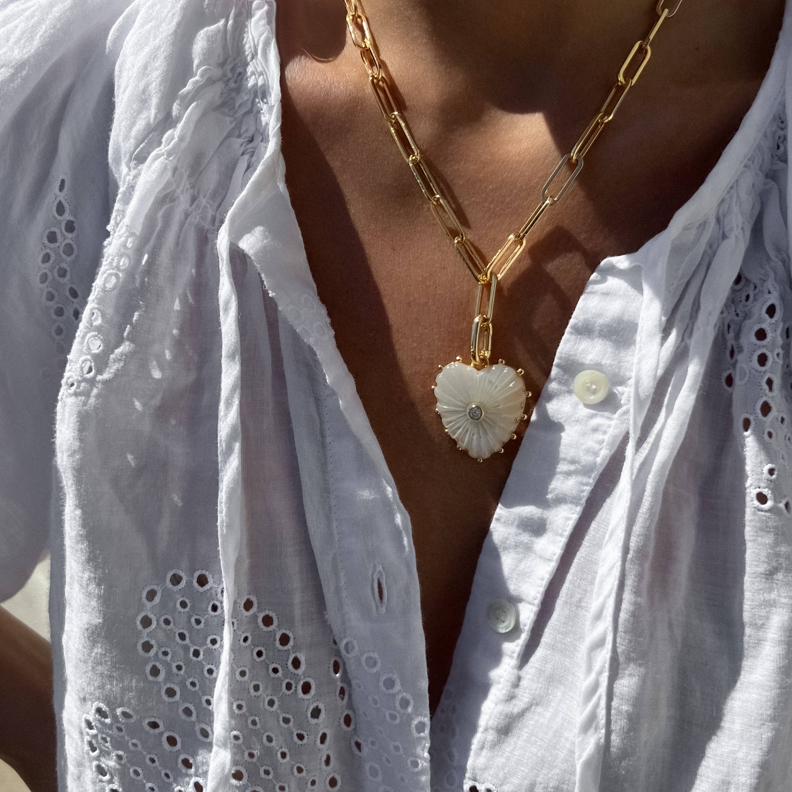 Malene Clip Charm - Mother Of Pearl