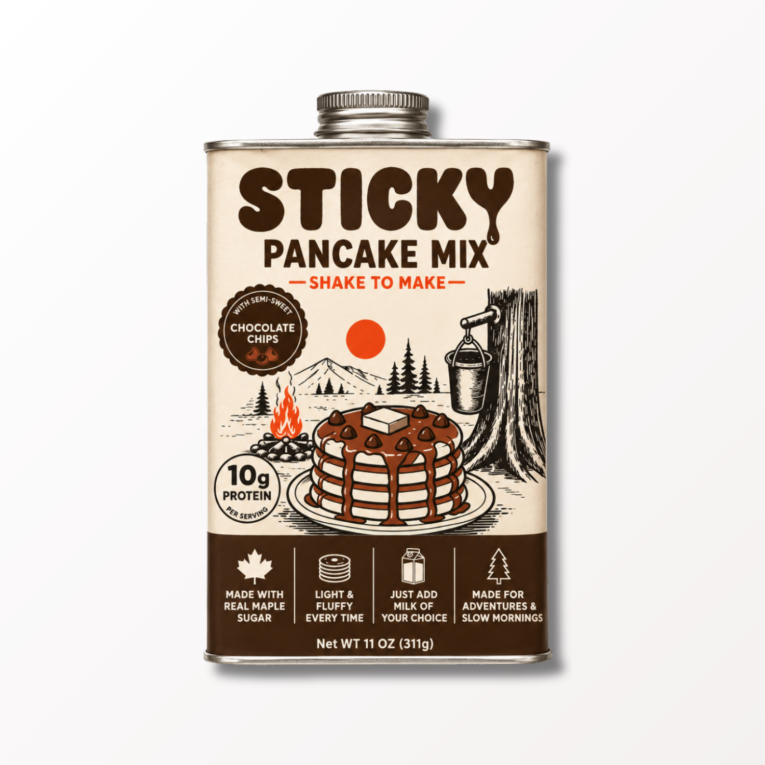 Sticky - Sticky Chocolate Chip Pancake Mix