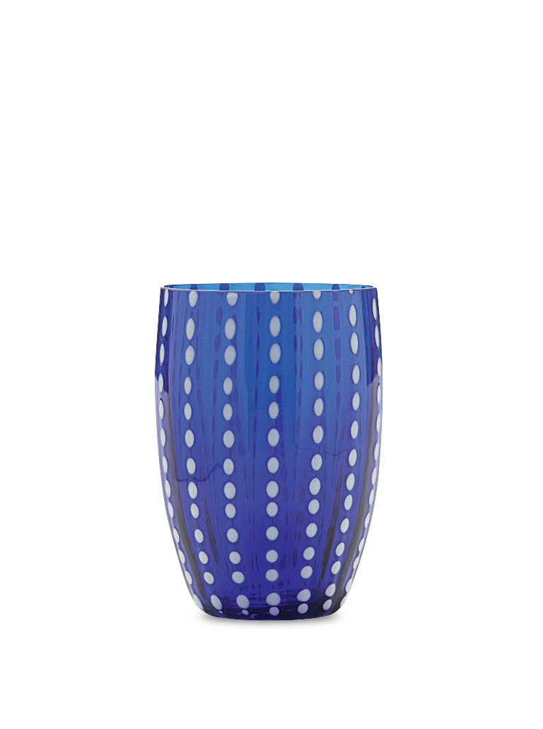 Zafferano America - Perle Tumbler: Cobalt Blue