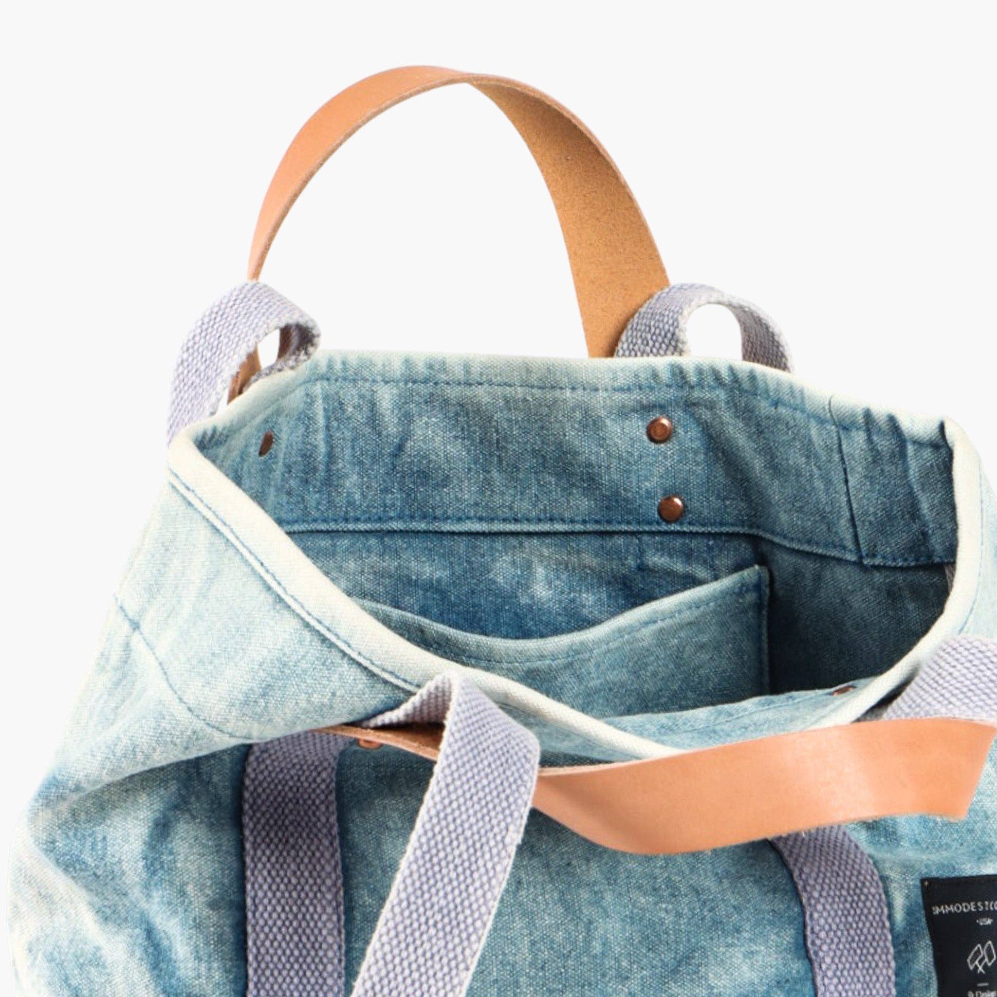 IMMODEST COTTON - Lunch Tote | Acid Wash