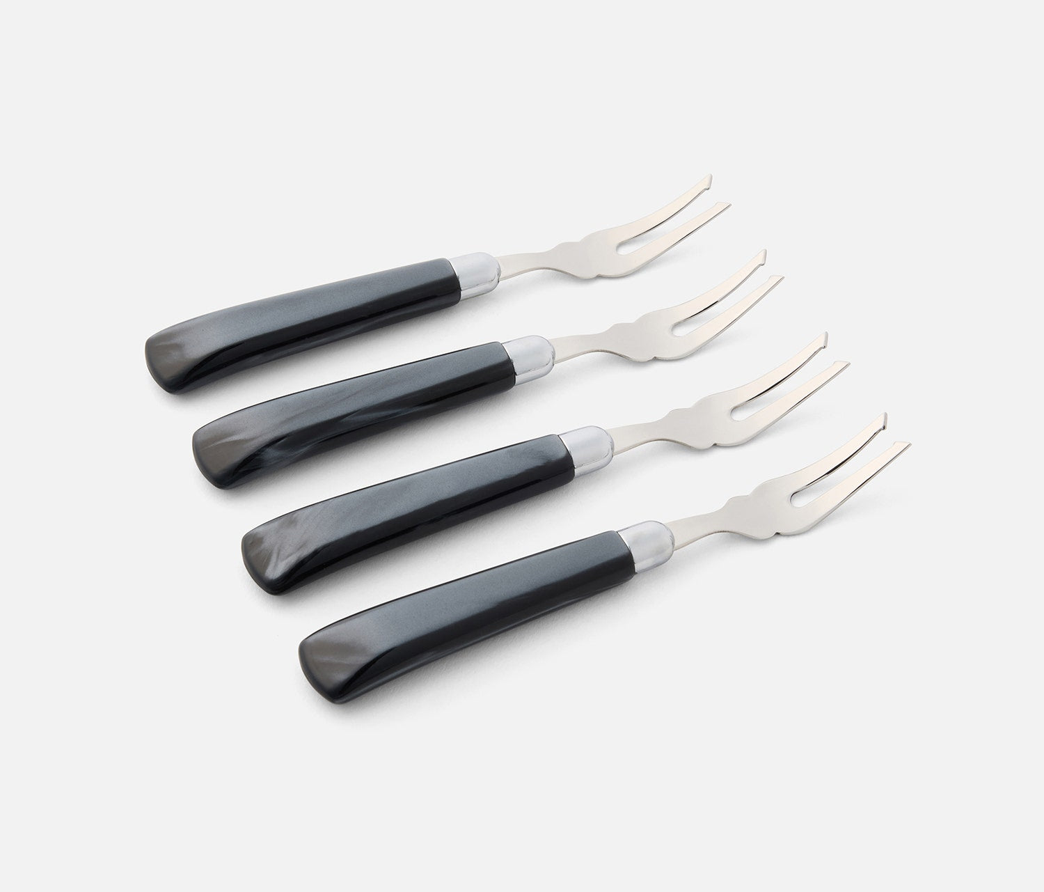 Colson Appetizer Fork Set of 4 - Black