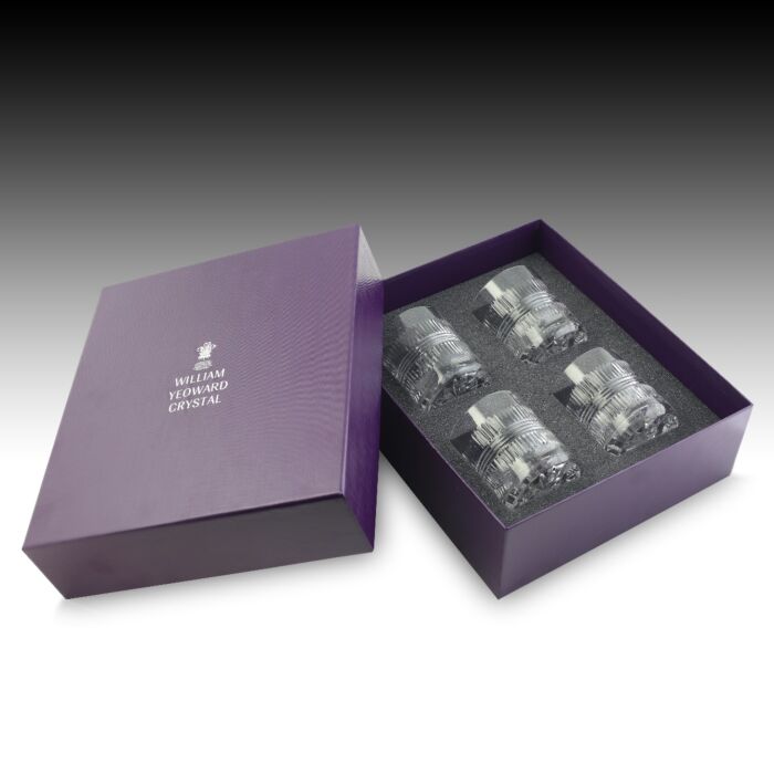 Gemma Gift Set of 4 DOF Tumblers - Clear