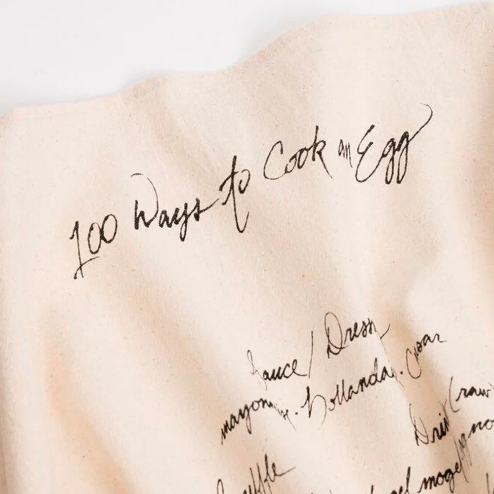 100 Ways to Cook an Egg Tea Towel