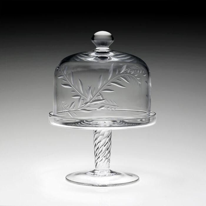Jasmine Cake Dome & Stand 7"