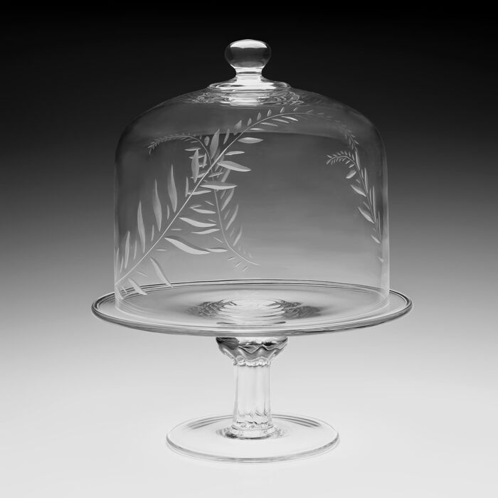 Jasmine Cake Dome & Stand 12¾"