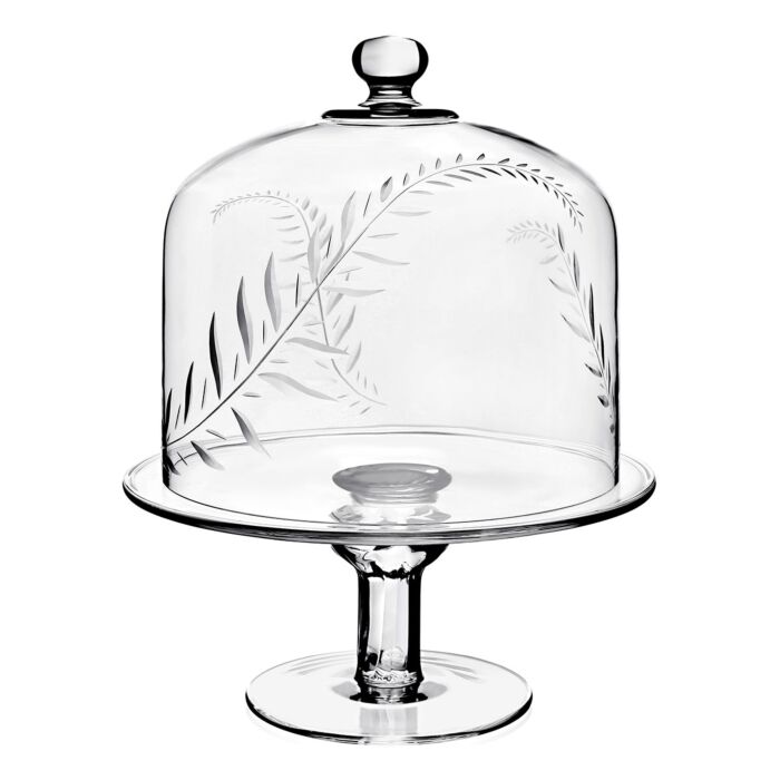 Jasmine Cake Dome & Stand 12¾"