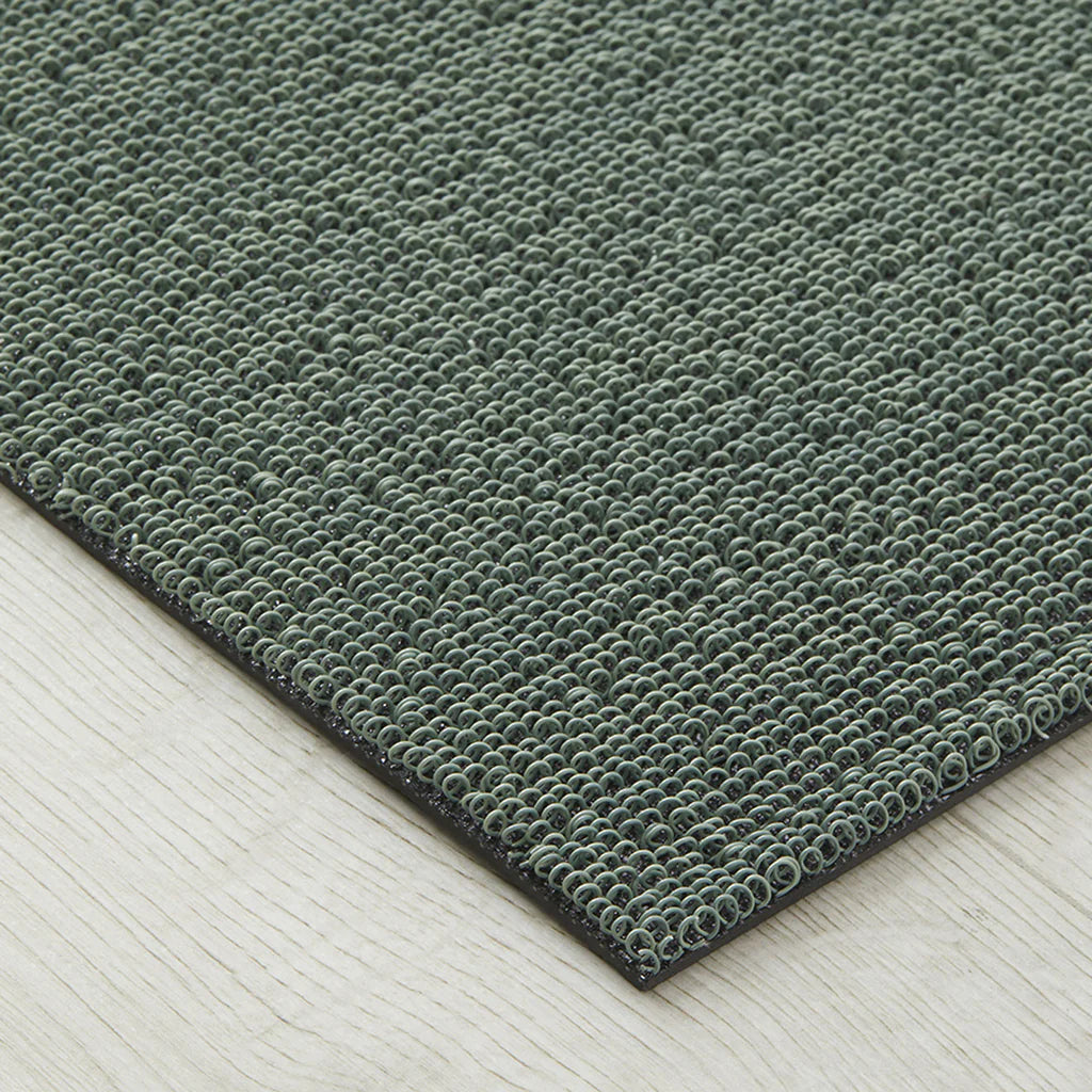 Heathered Shag Doormat - Abalone
