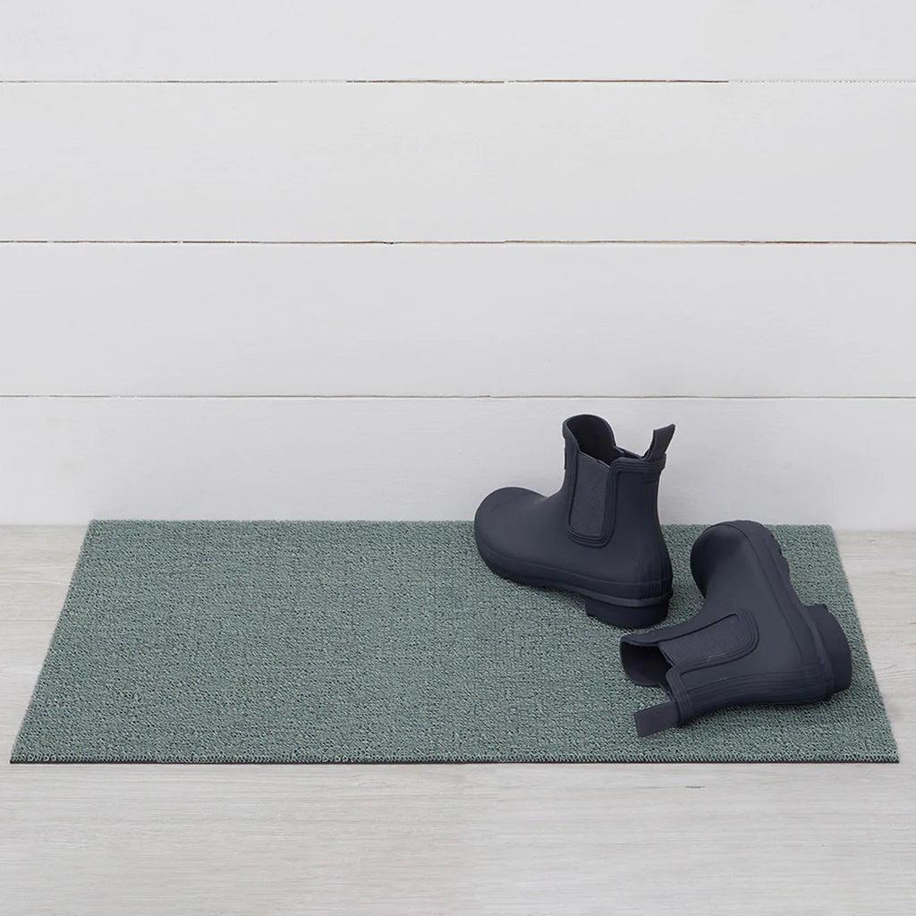 Heathered Shag Doormat - Abalone