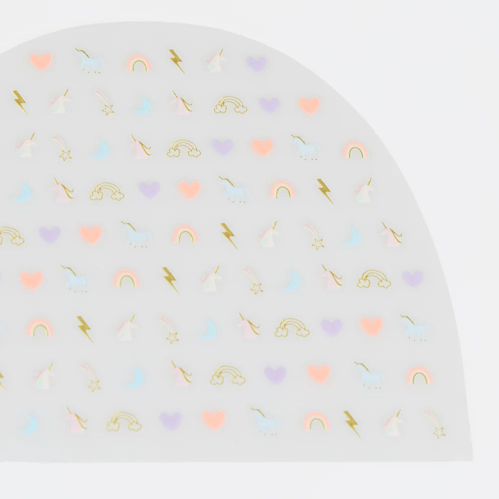 Rainbow Unicorn Nail Stickers