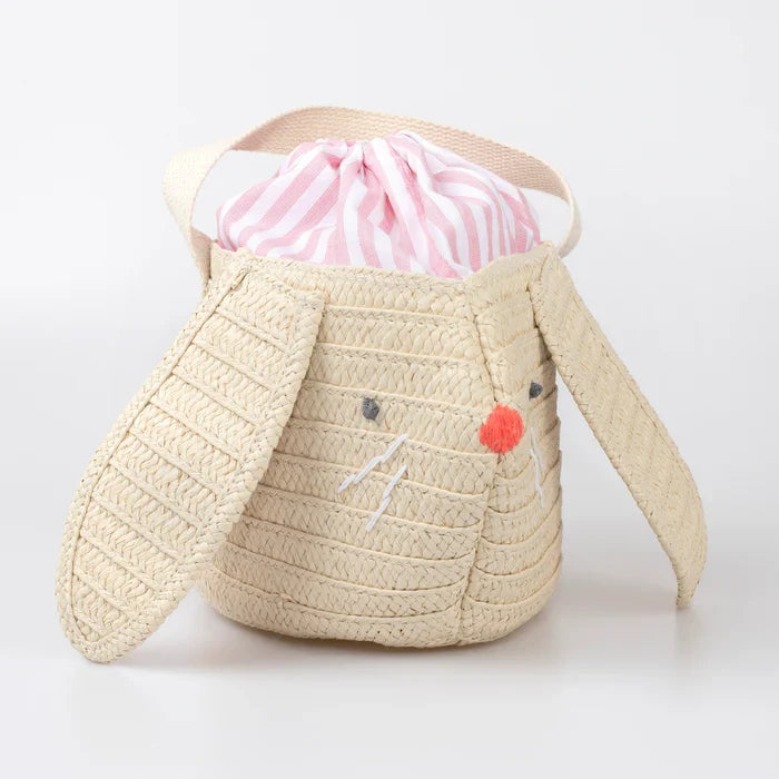 Stripey Bunny Basket Bag