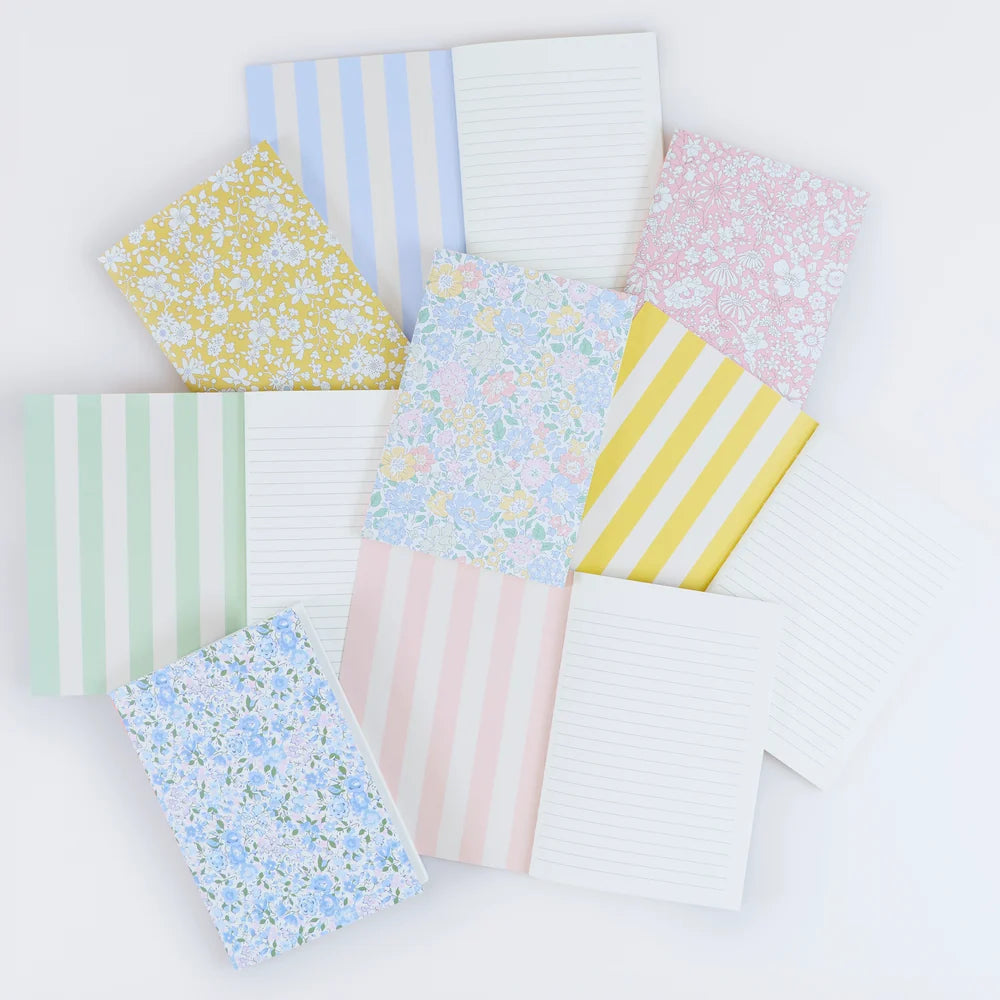 Meri Meri x Liberty Softcover Boxed Notebooks
