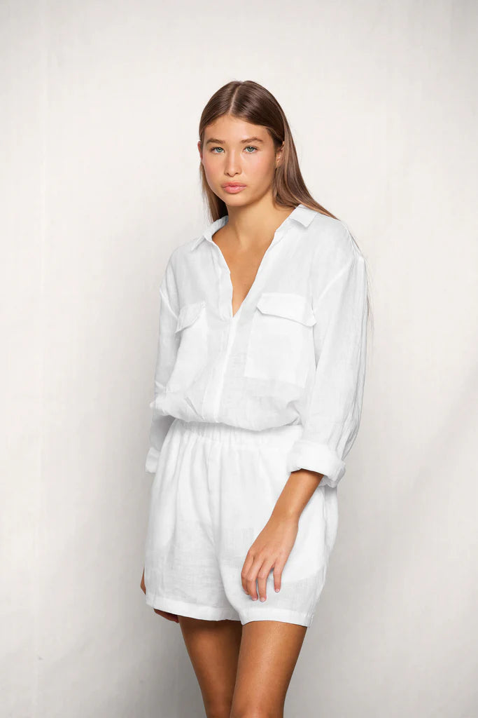 Mentawai Button Up Shirt - Foam
