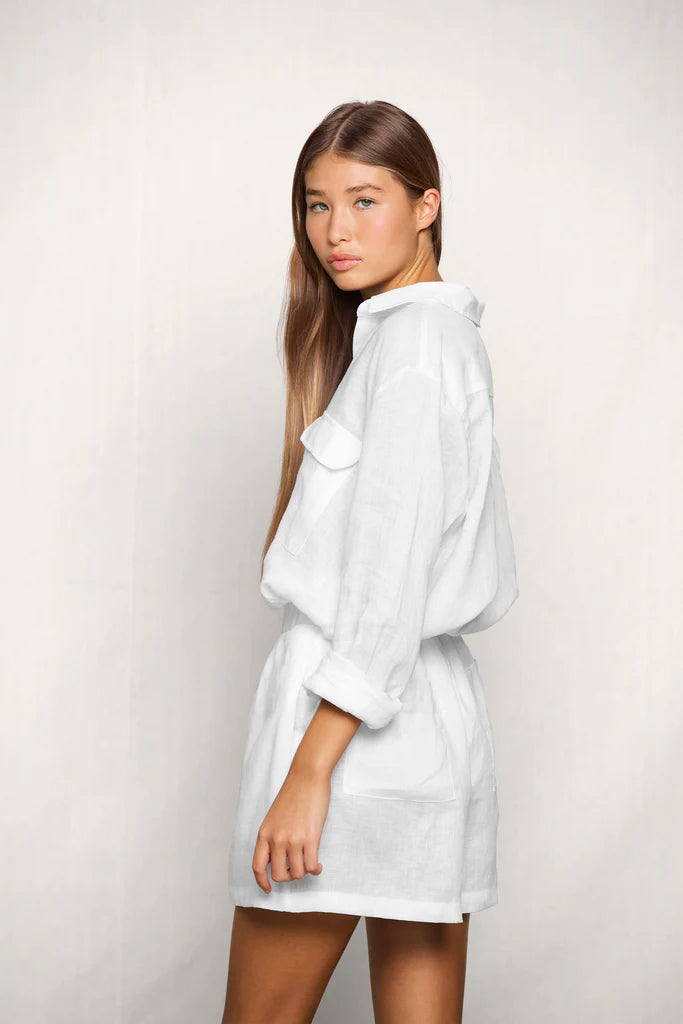 Mentawai Button Up Shirt - Foam