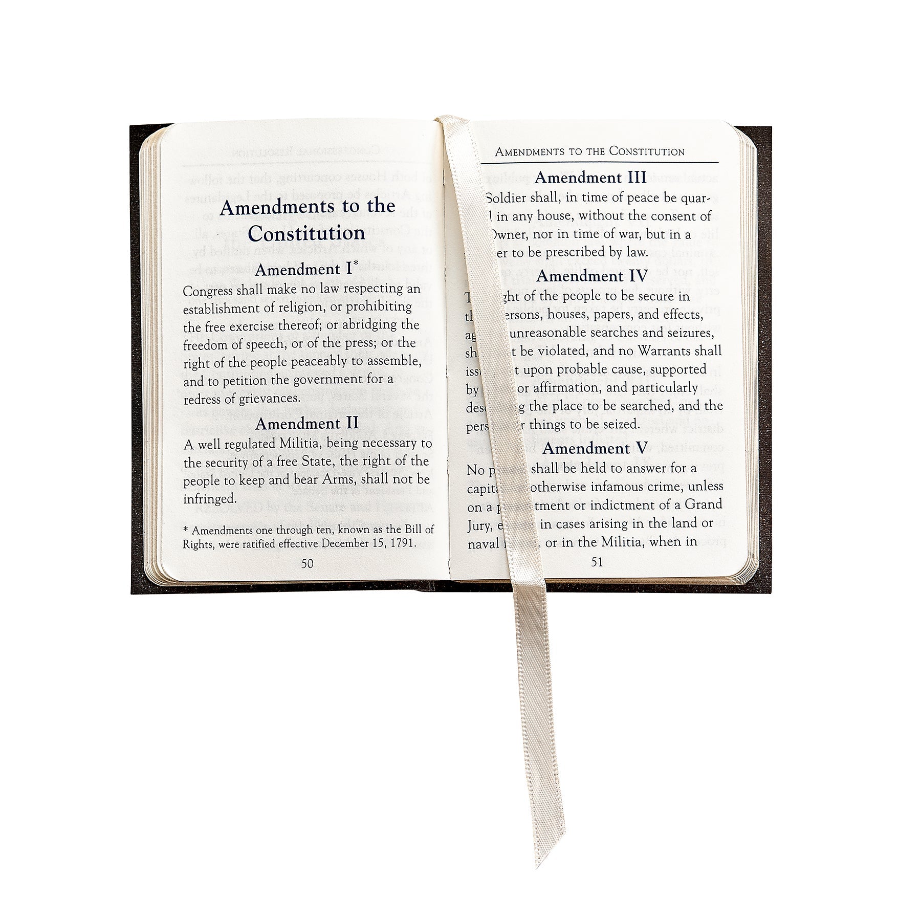 Mini Leather Constitution - Black