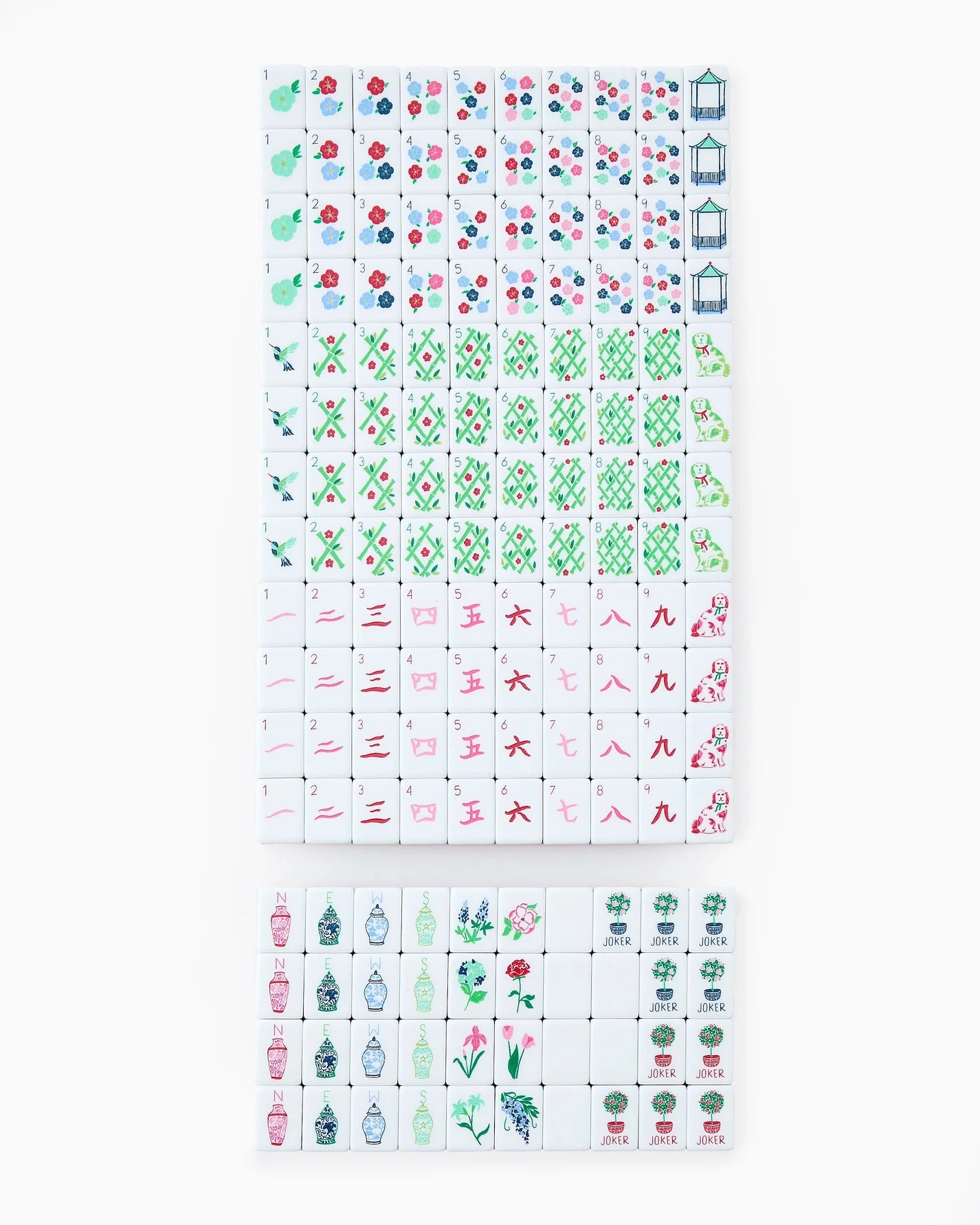 Mahjong Tiles - Nantucket
