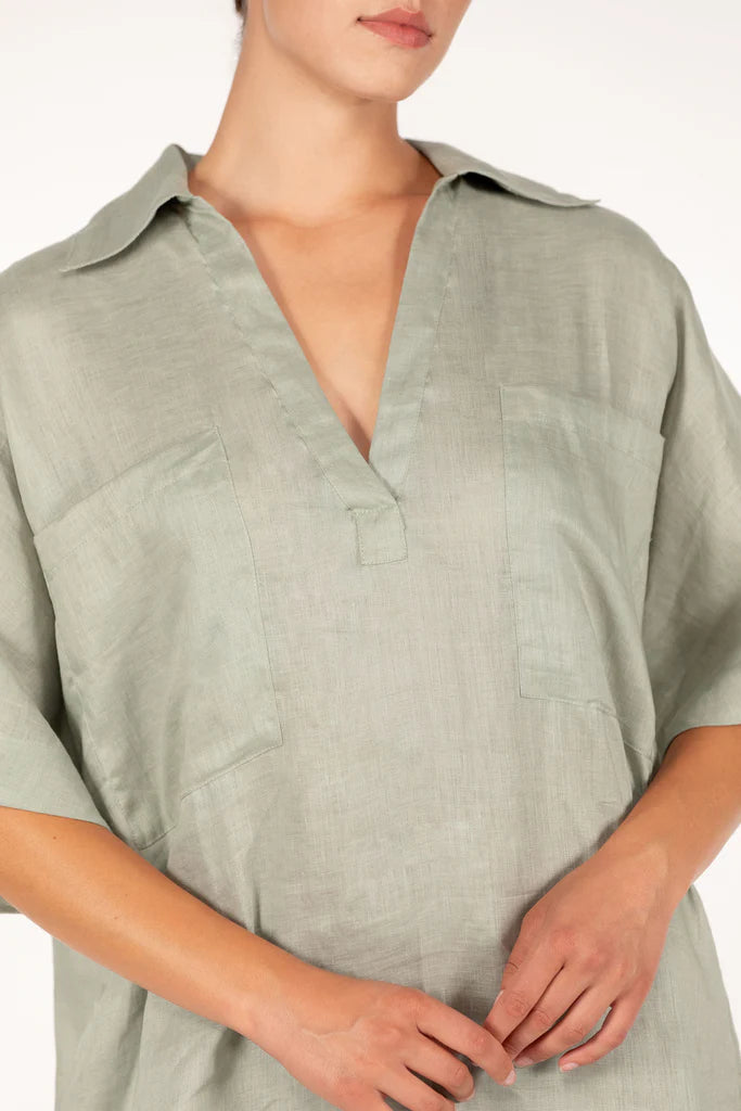 Niki Dress - Celadon