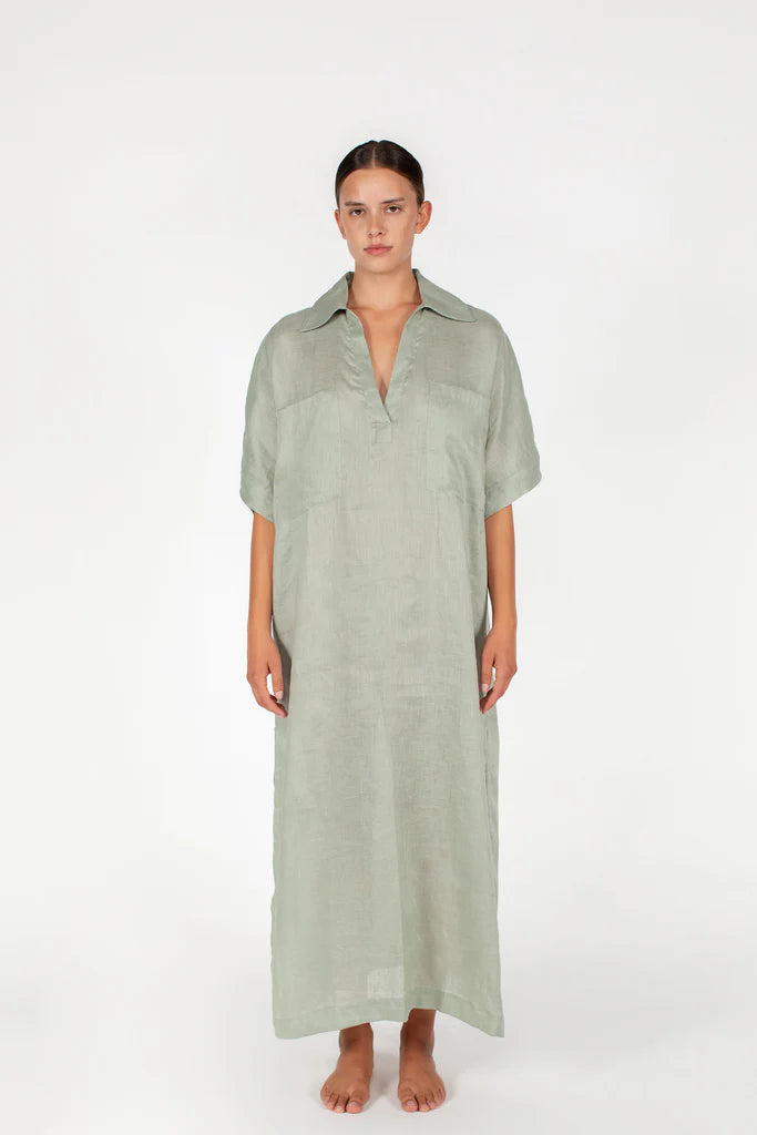 Niki Dress - Celadon