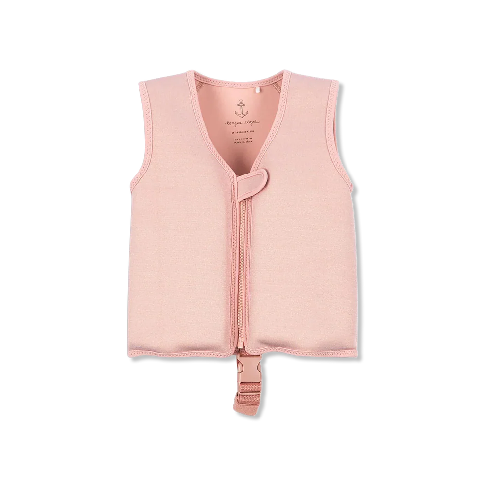 Kitty Swim Vest - Powder Pink