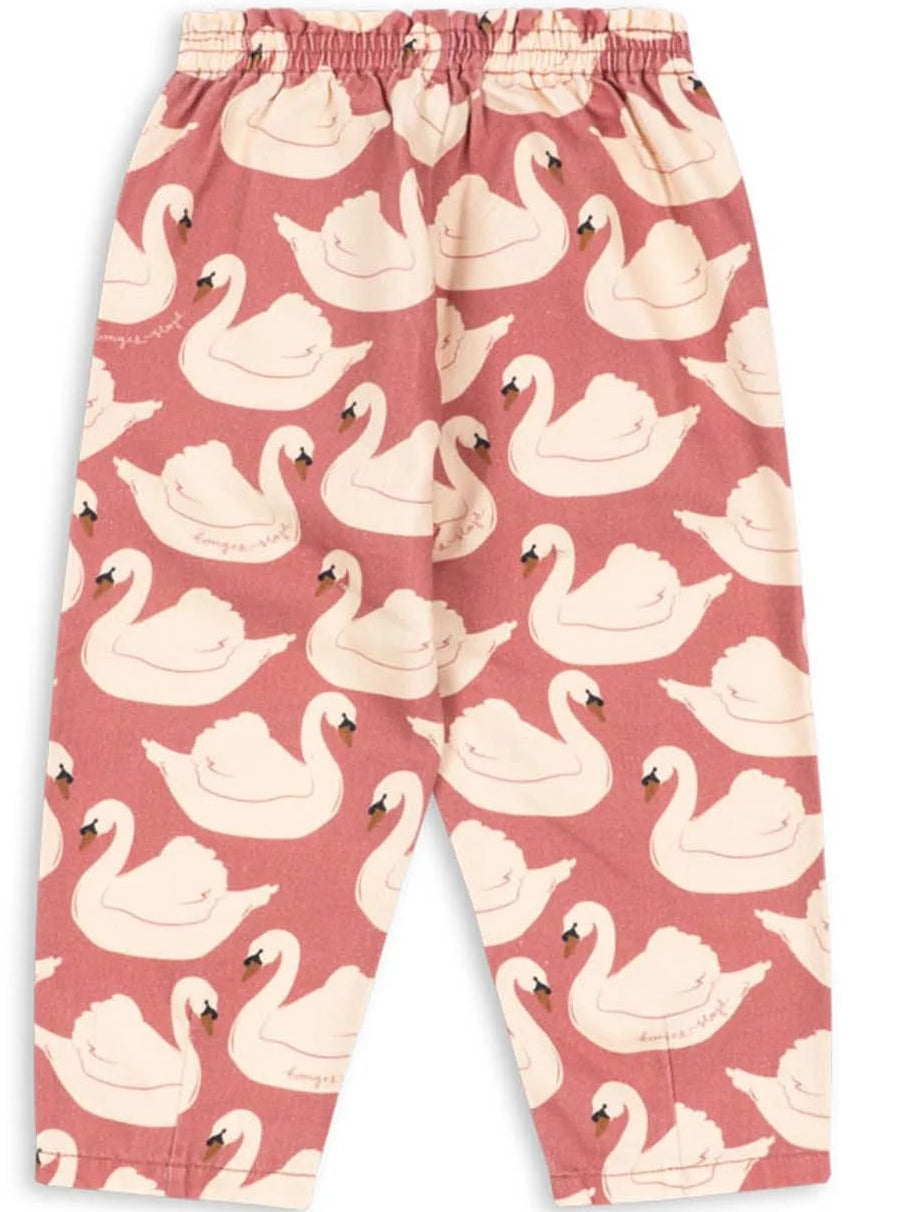 Magot Frill Pants - Swan Rose