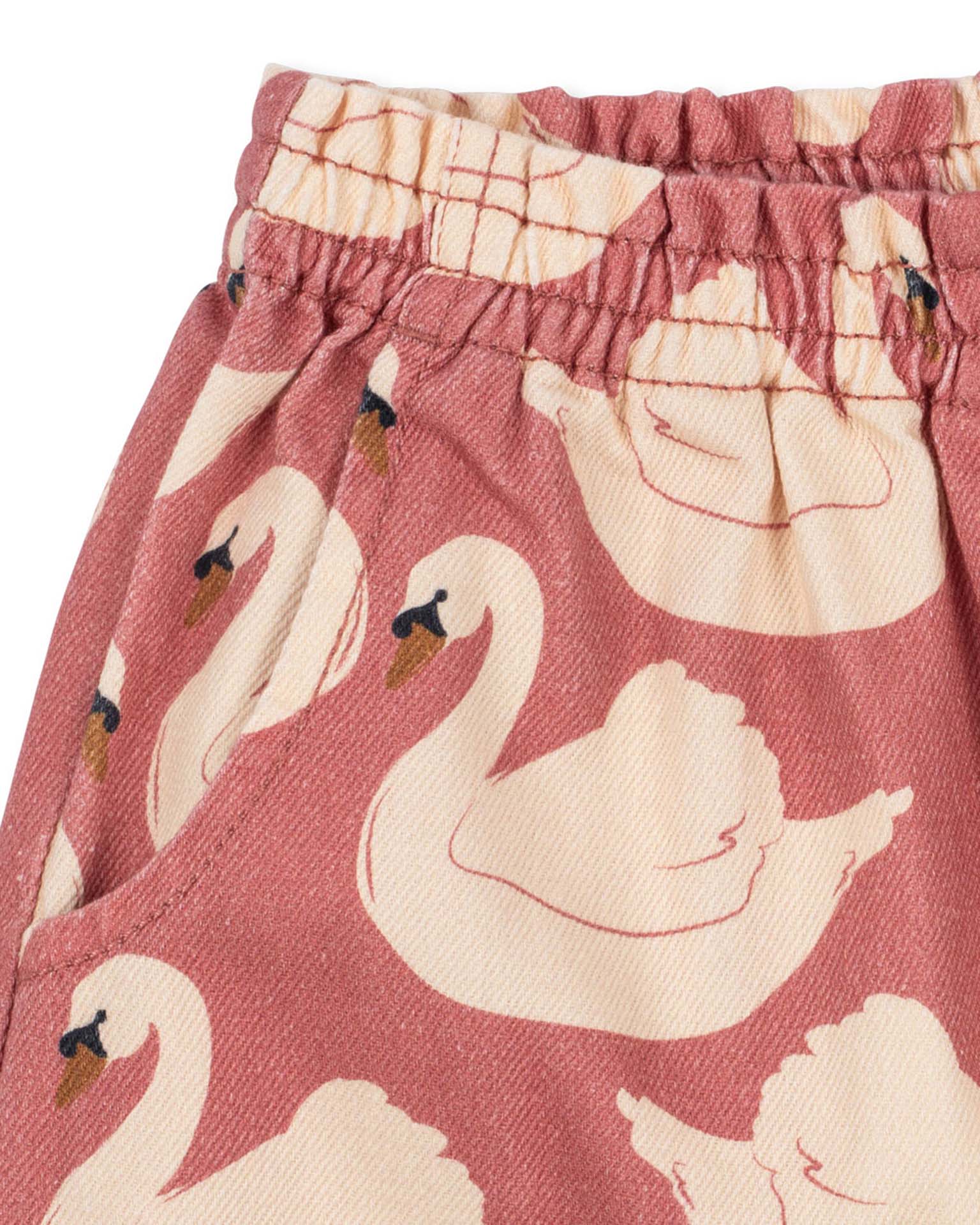 Magot Frill Pants - Swan Rose