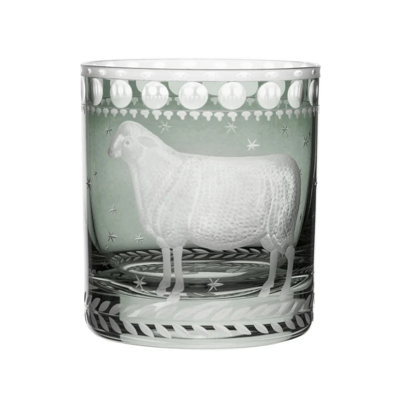 Barnyard Collection Double Old Fashioned - Sheep