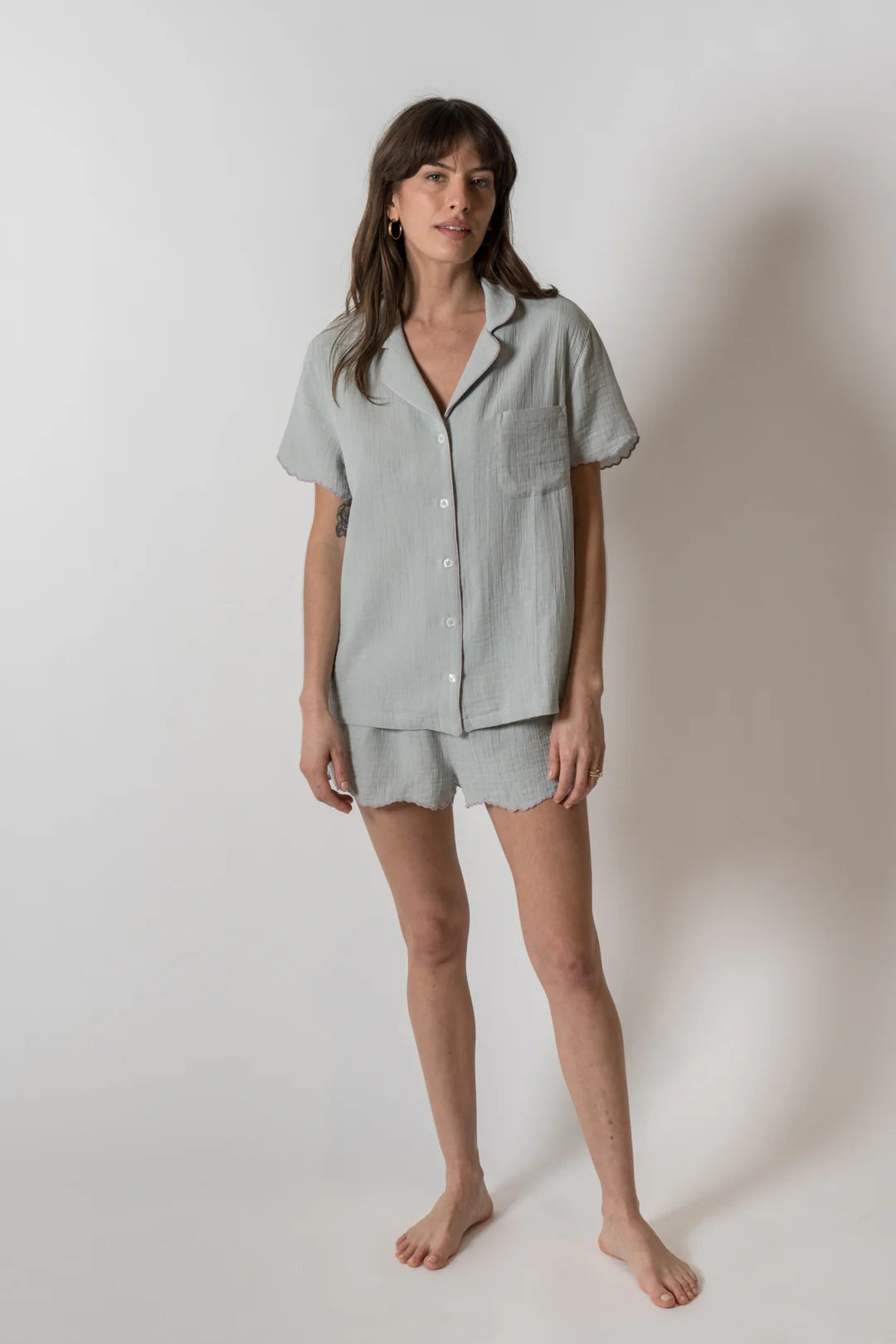 Alaia Short PJ Set - Sage