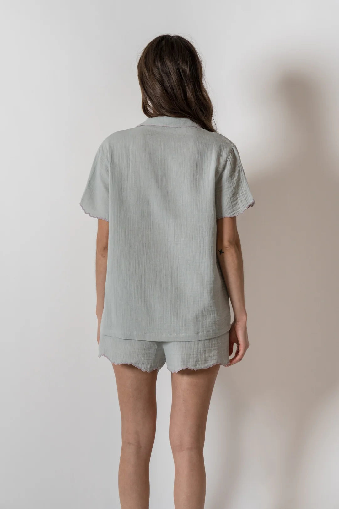 Alaia Short PJ Set - Sage