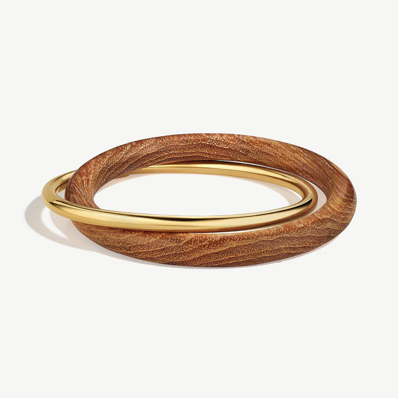 Teak Interlocking Bangles