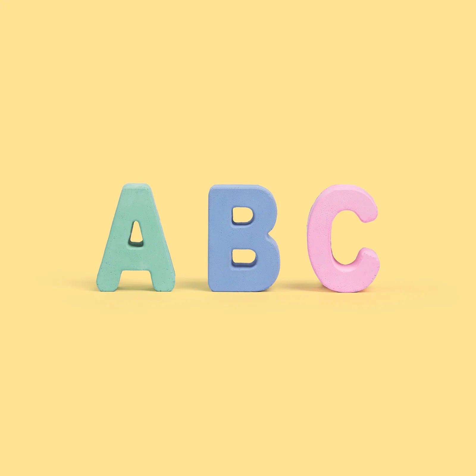 Alphabet Sidewalk Chalk