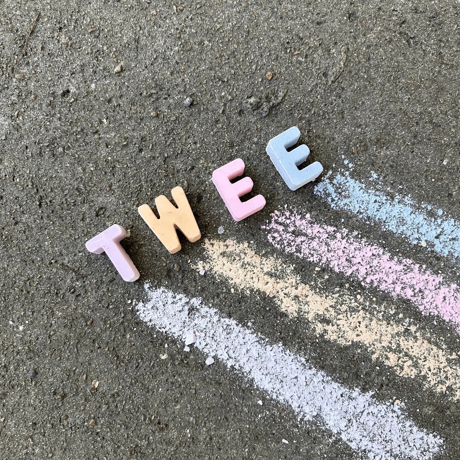 Alphabet Sidewalk Chalk