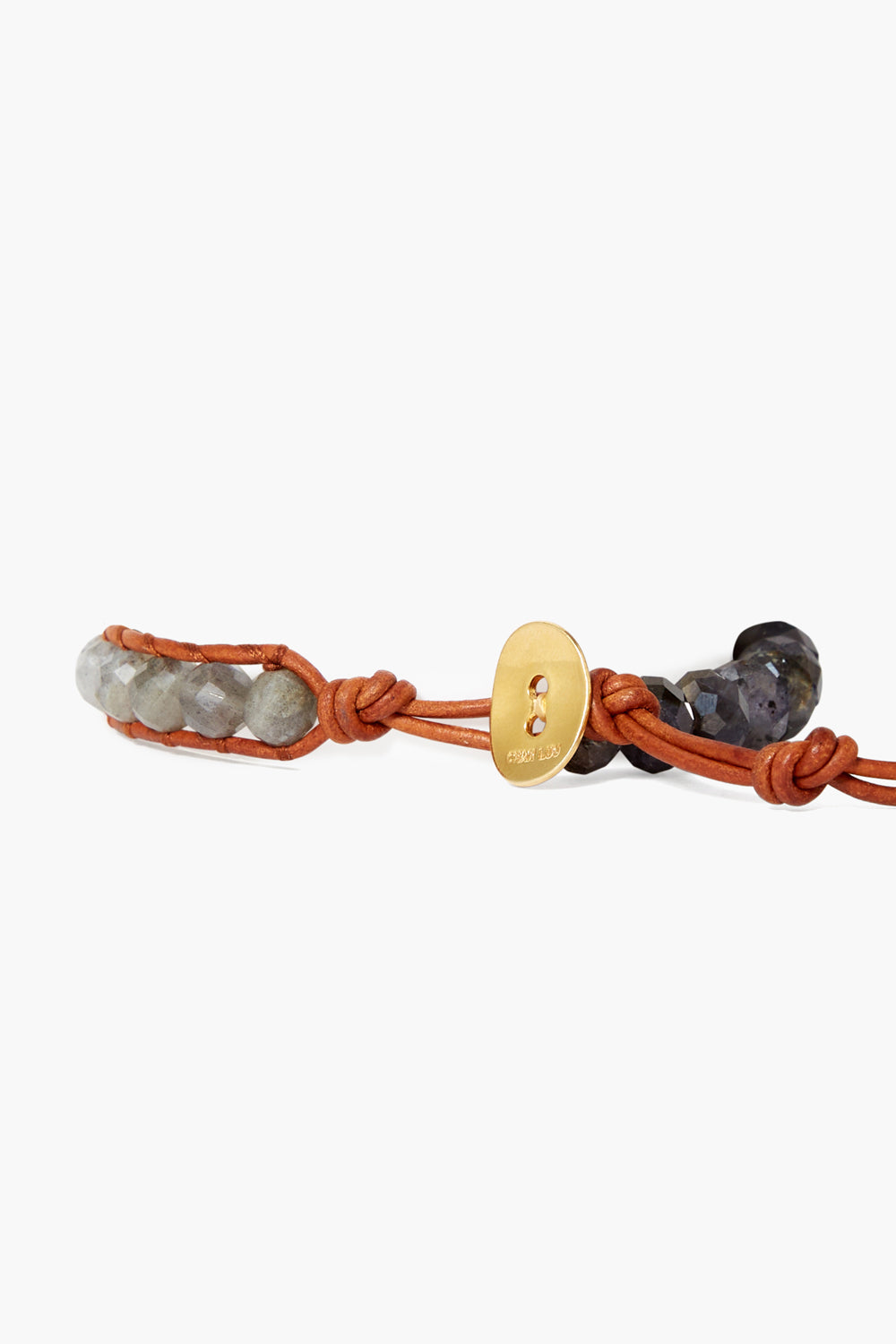 Luna Single Wrap Bracelet - Iolite Mix