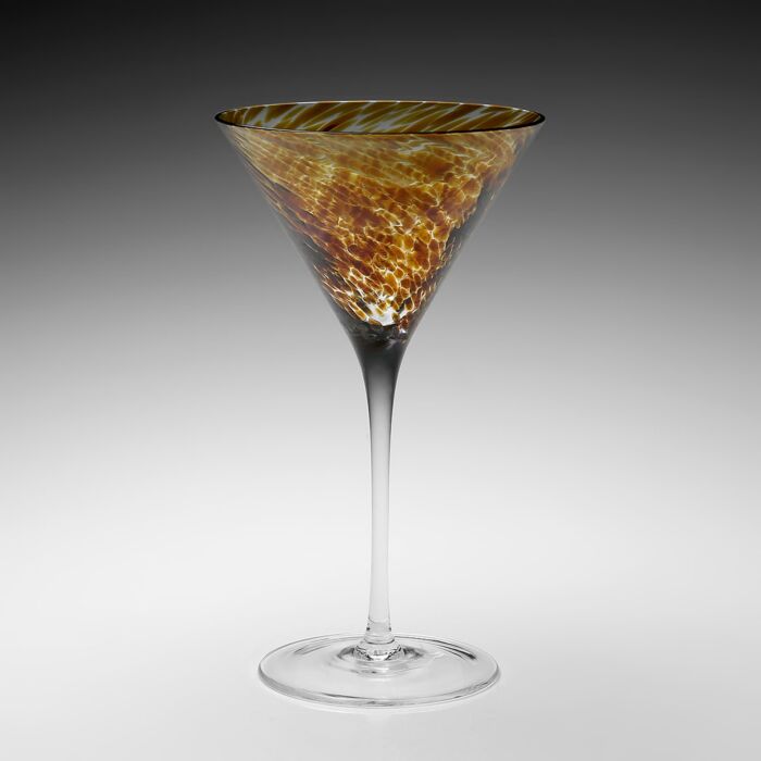 Vanessa Tortoise Martini Glass
