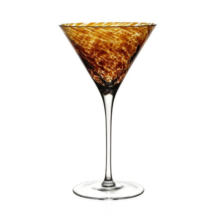 Vanessa Tortoise Martini Glass