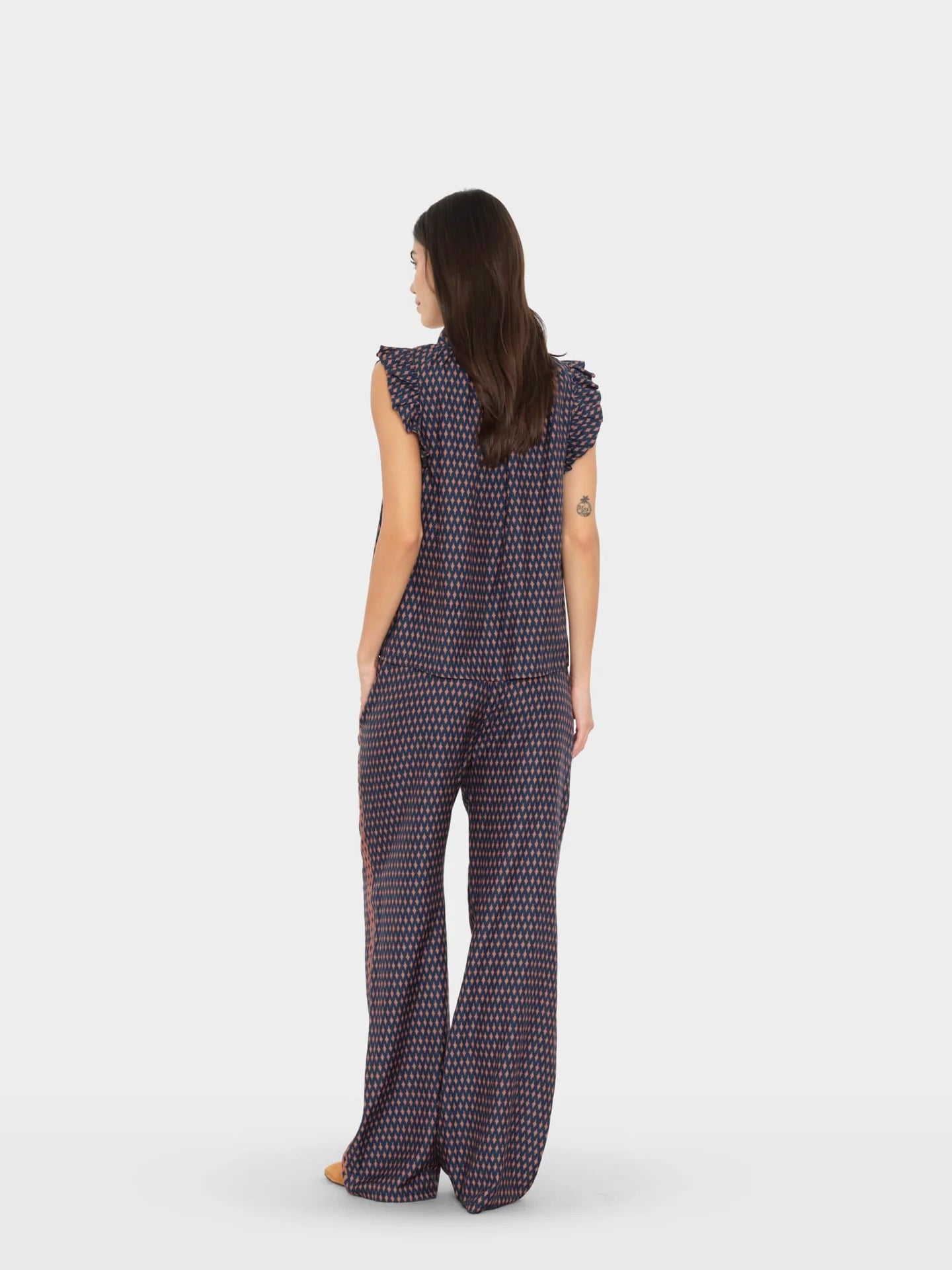 Vaughn Pant - Navy Diamond