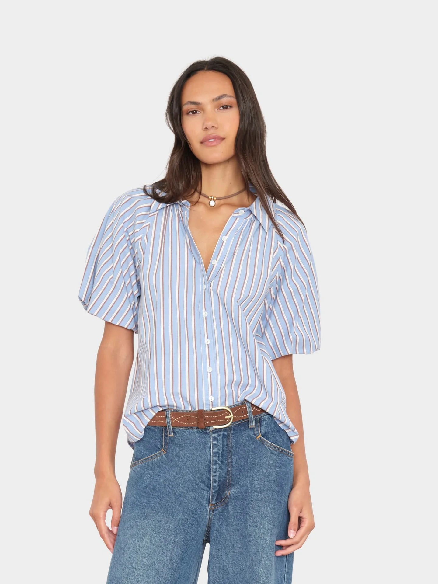 Lyla Shirt - Blue Cedar