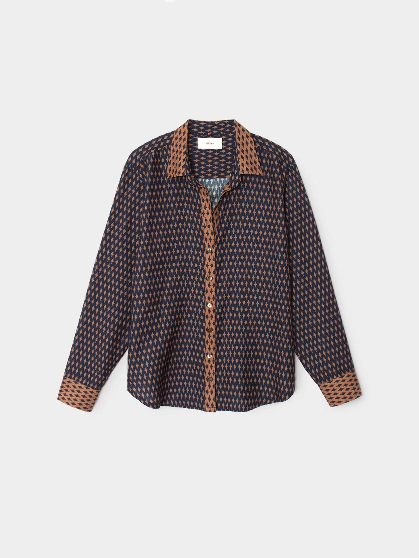 Beau Shirt - Navy Diamond
