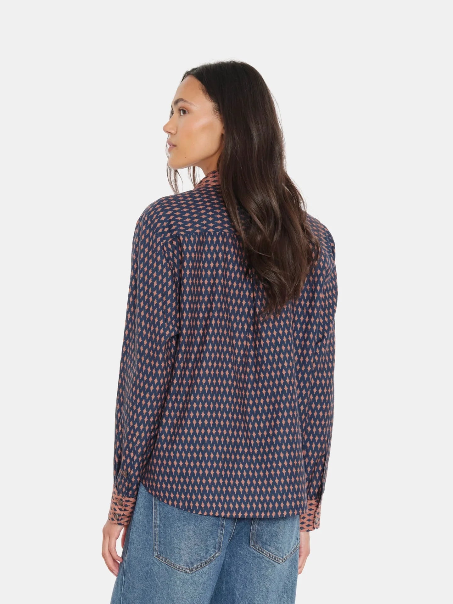Beau Shirt - Navy Diamond