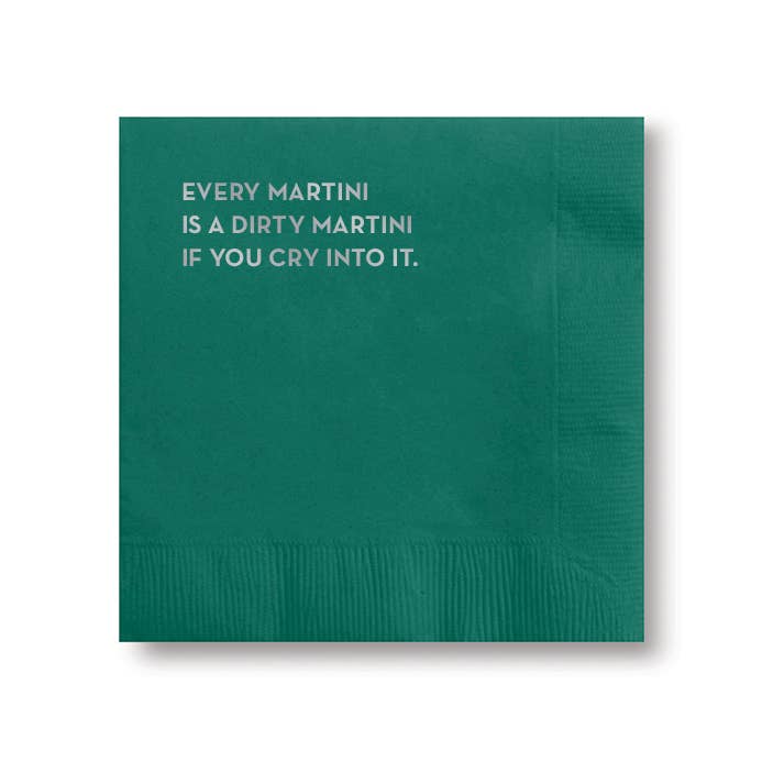 Dirty Martini Napkins