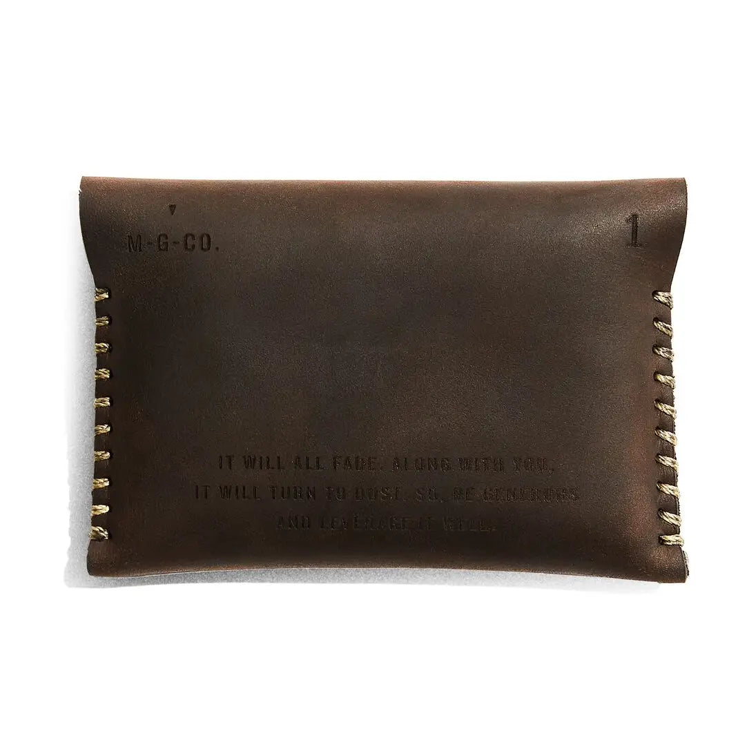 Slim Tuck Wallet - Charcoal