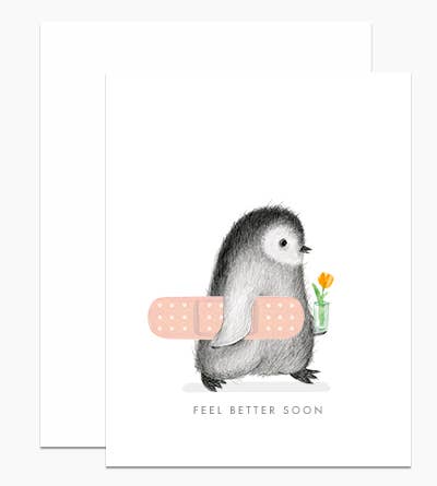 Feel Better Penguin Card