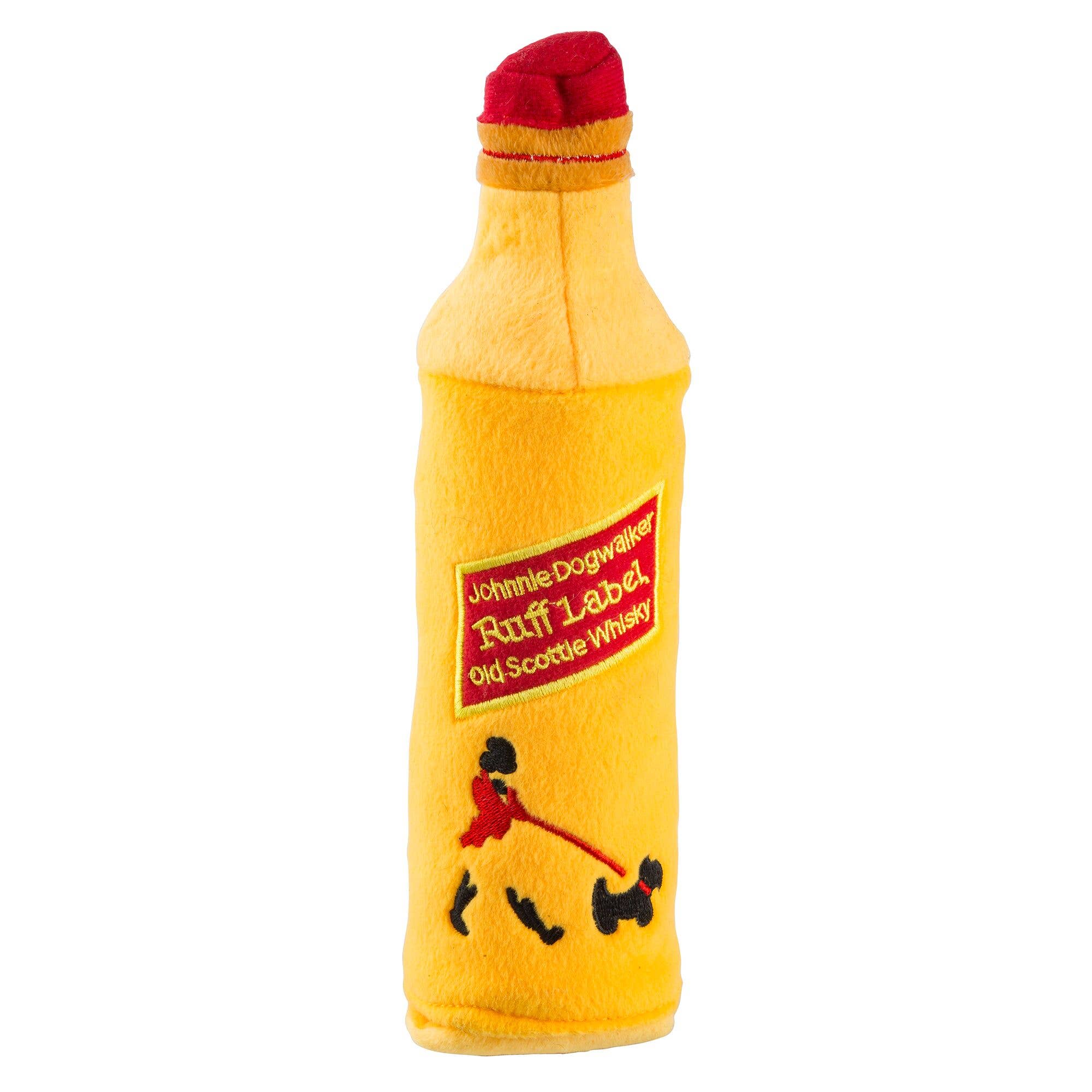 Johnnie Dogwalker Water Bottle Crackler Toy