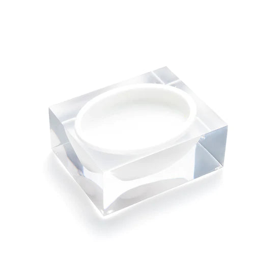 Block Bowl - White