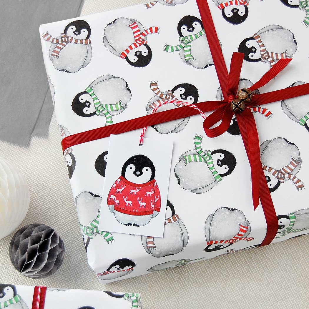 Baby Penguin Wrapping Paper