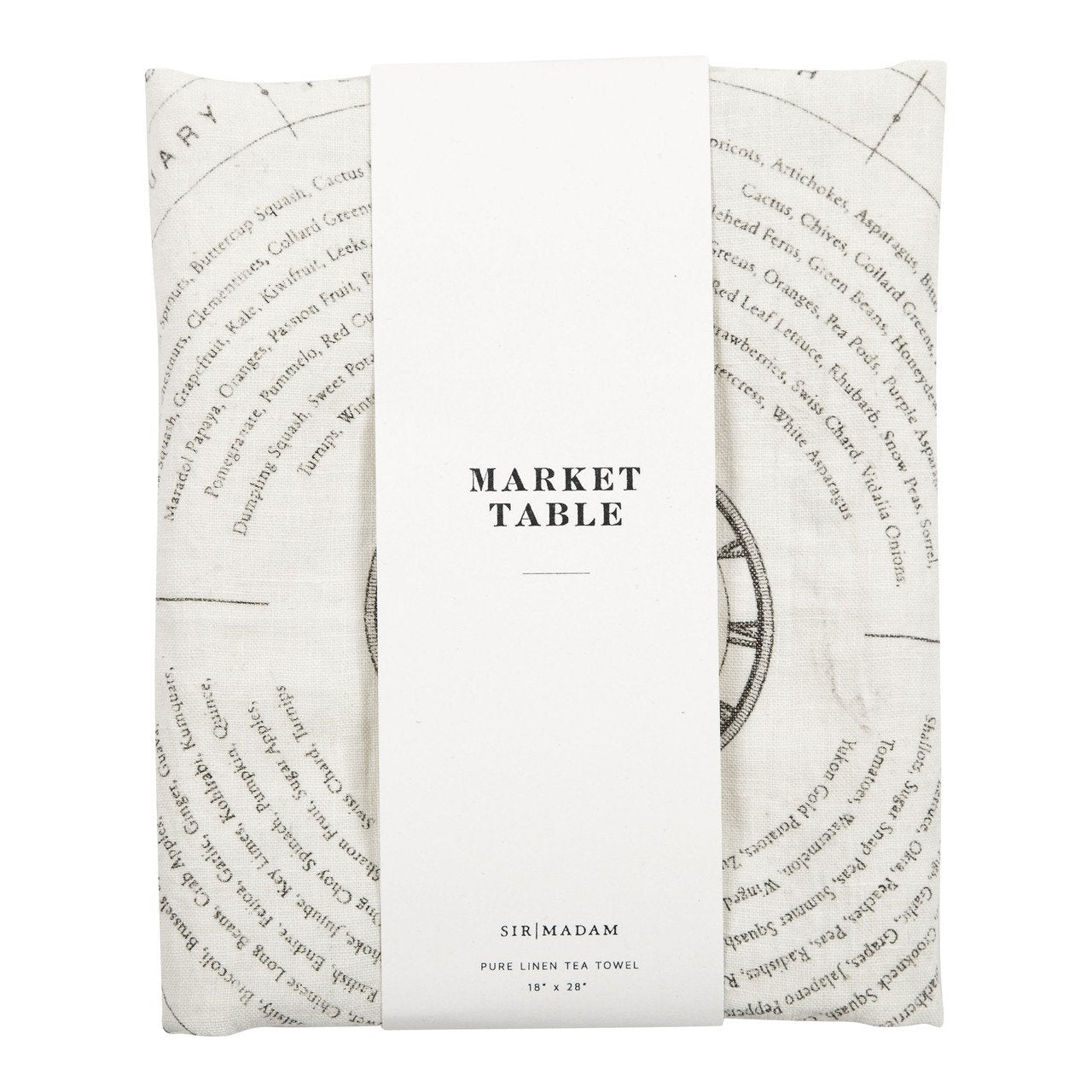 Market Table Tea Towel