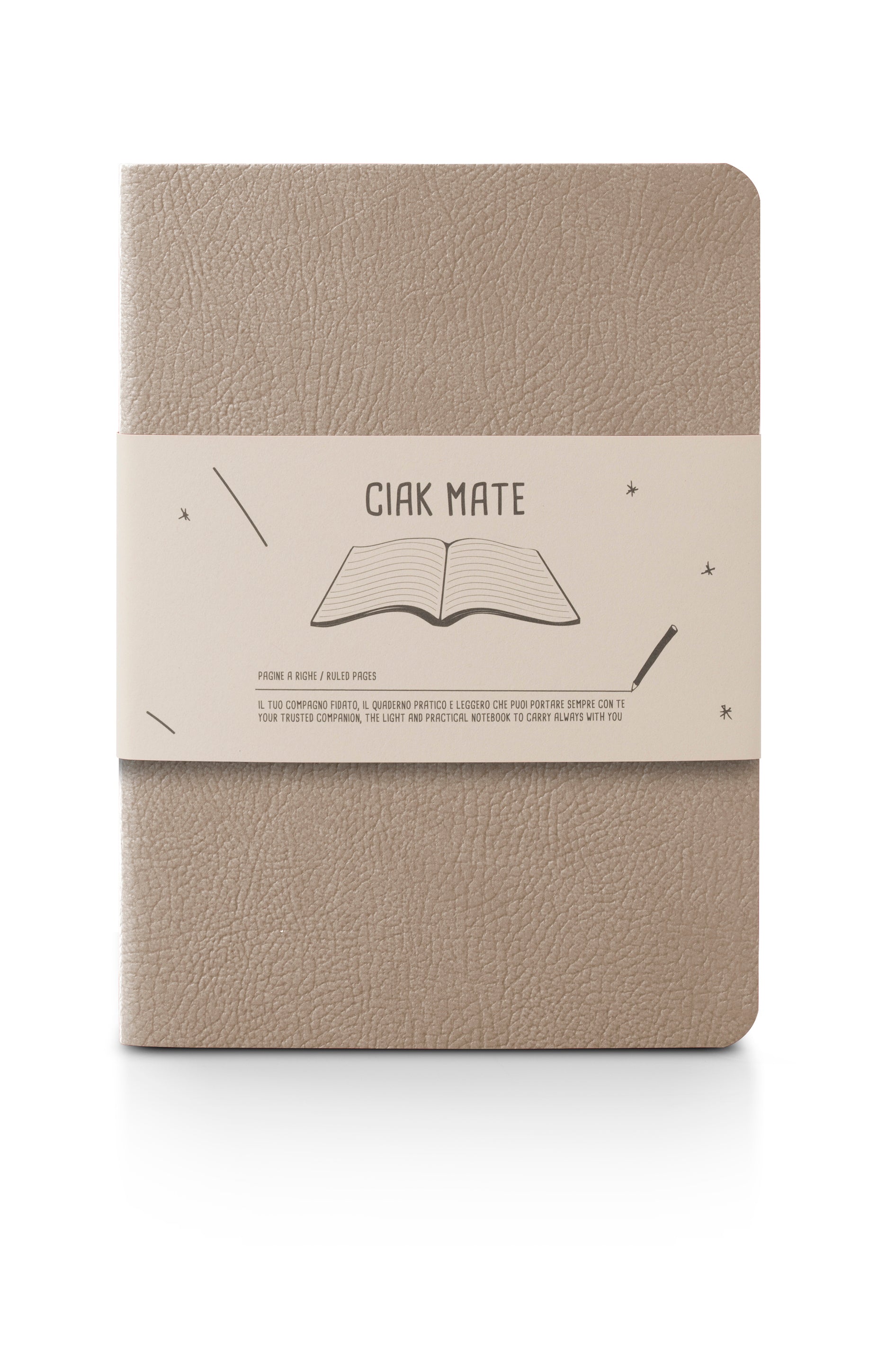 Ciak Mate Soft Cover Slim Notebook - Dove