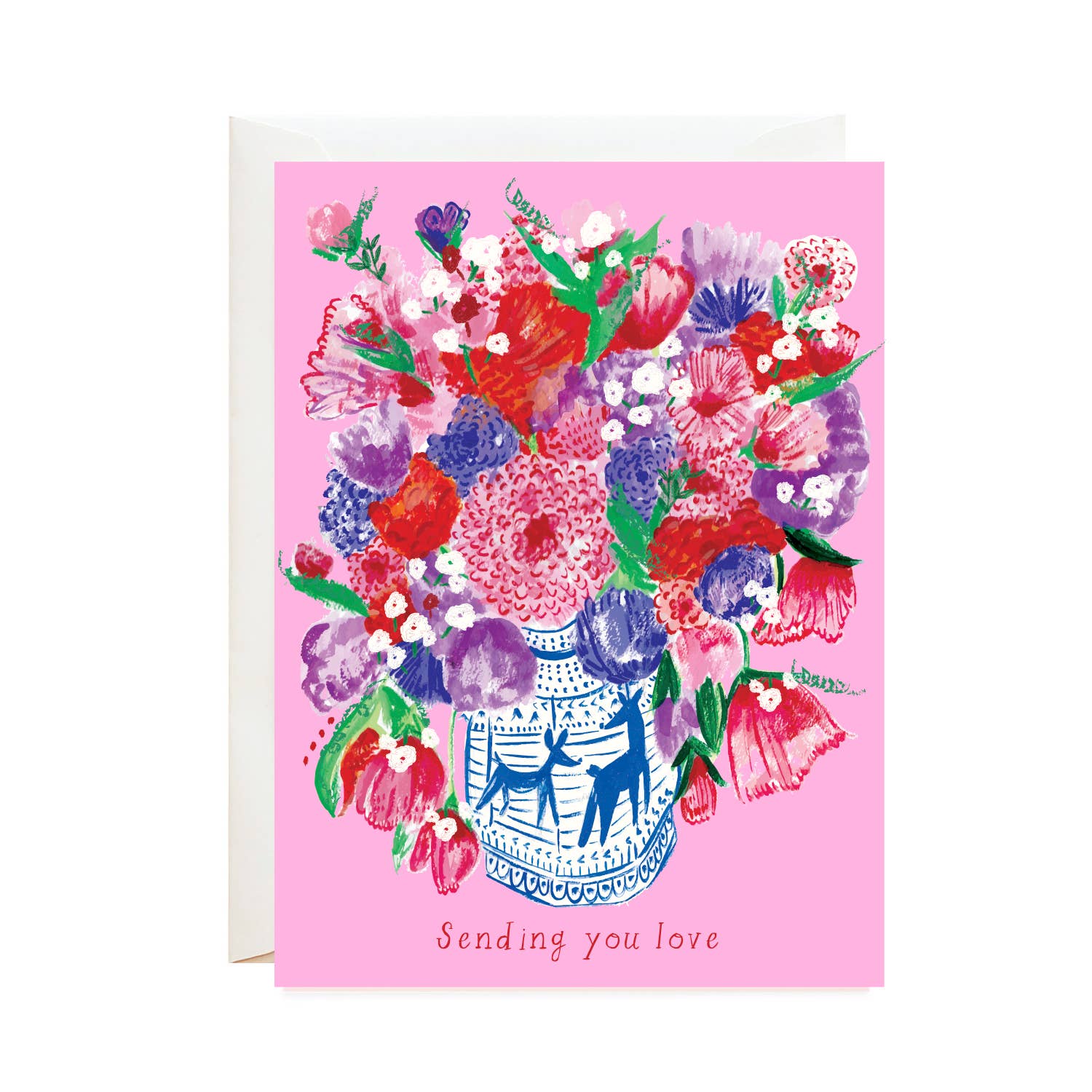 A Sad Bouquet Greeting Card