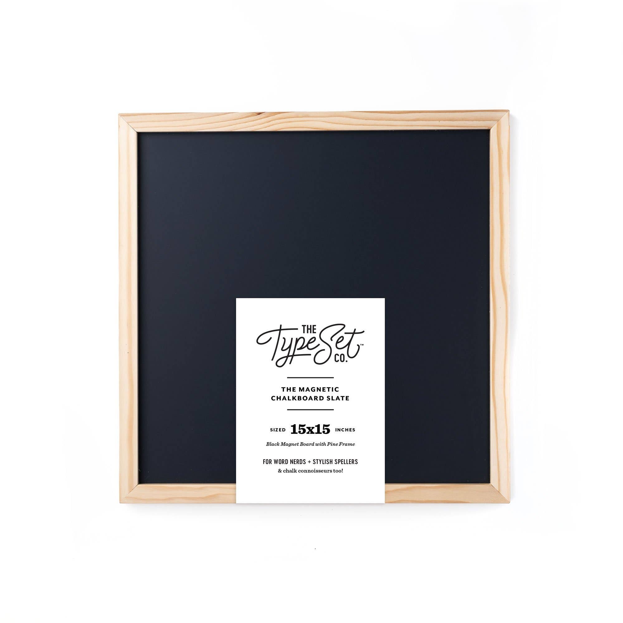 Magnetic Letter Board Slate 15x15