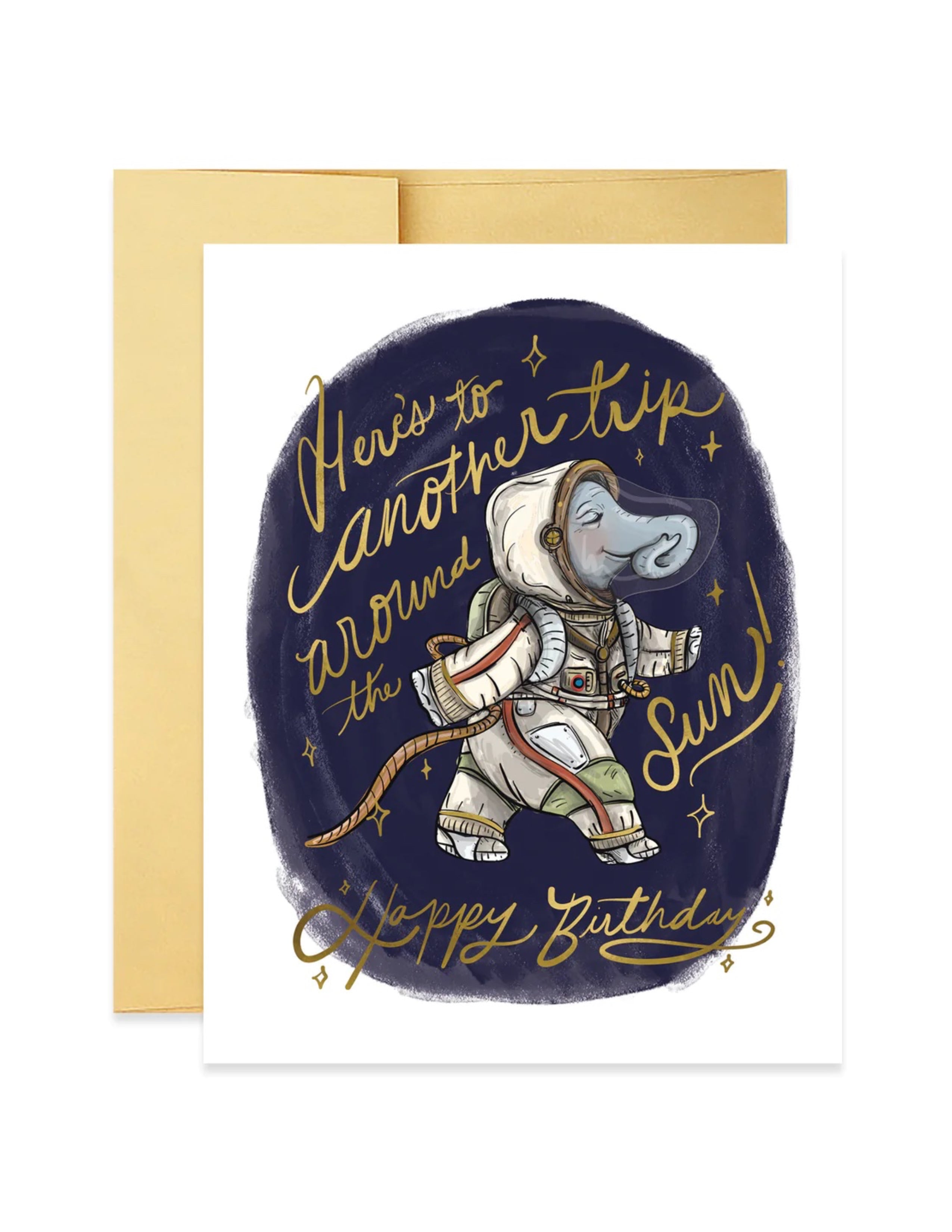 Astronaut Ellie Birthday Card