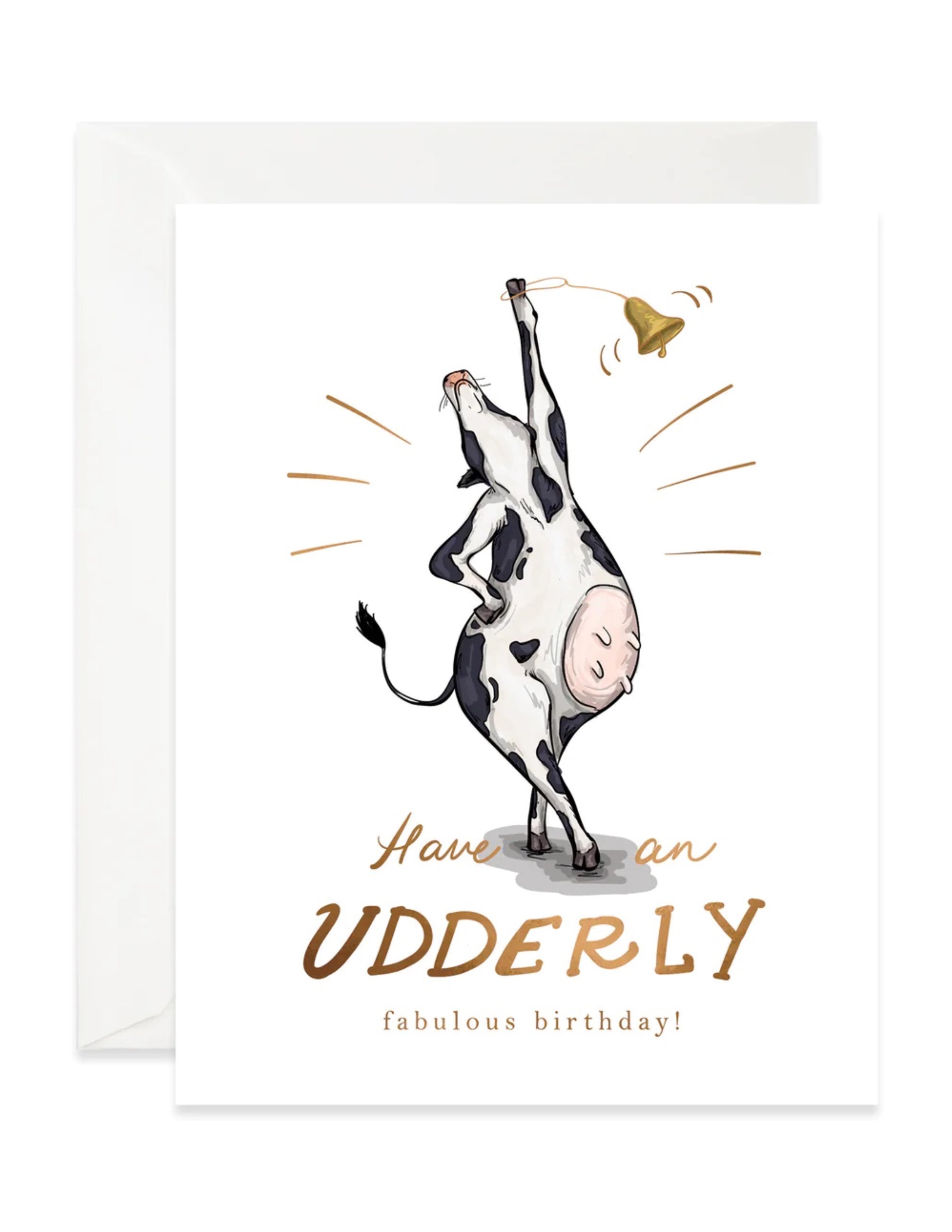 Udderly Fabulous Birthday Card