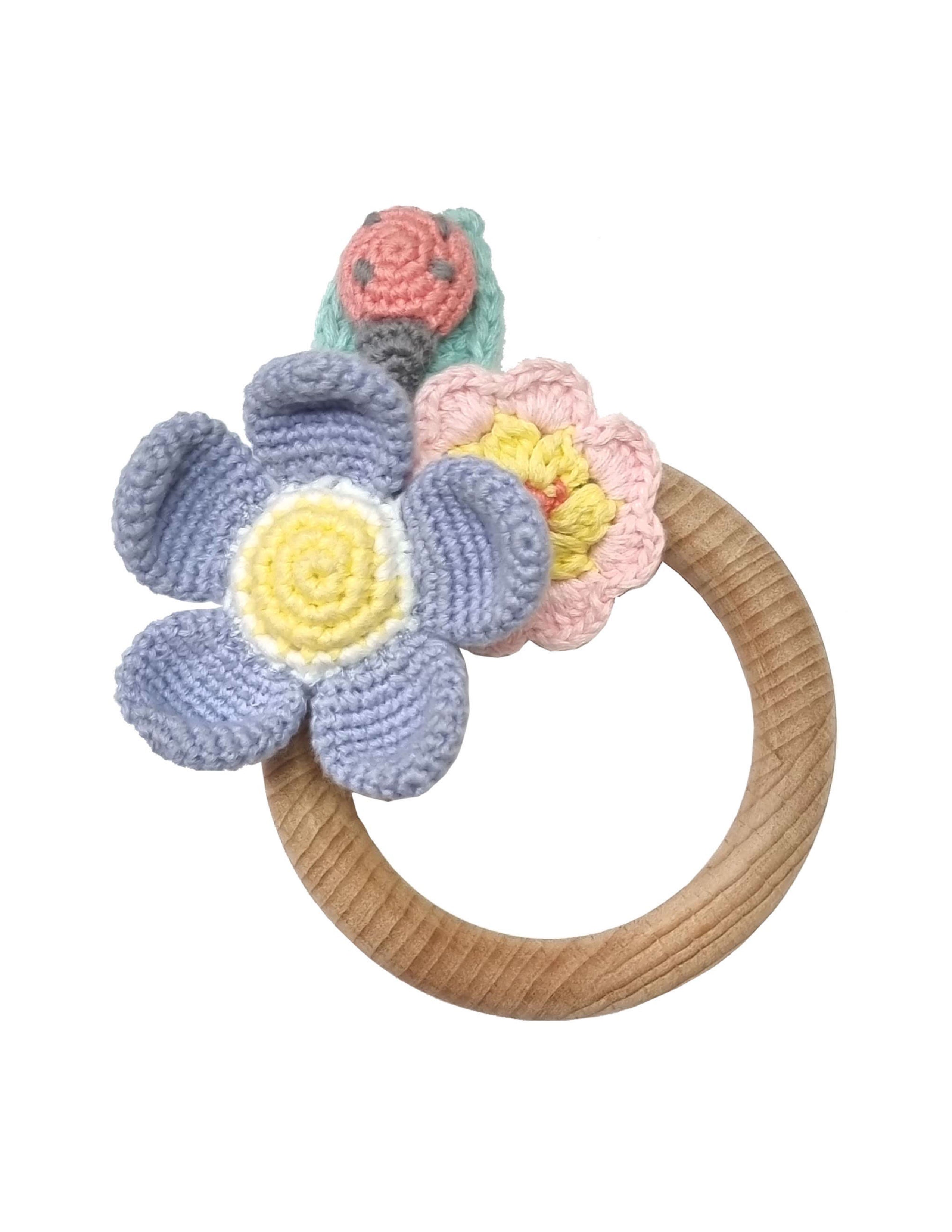 Bloom Crochet Teething Ring